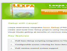 Tablet Screenshot of lexpa.com